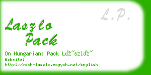 laszlo pack business card